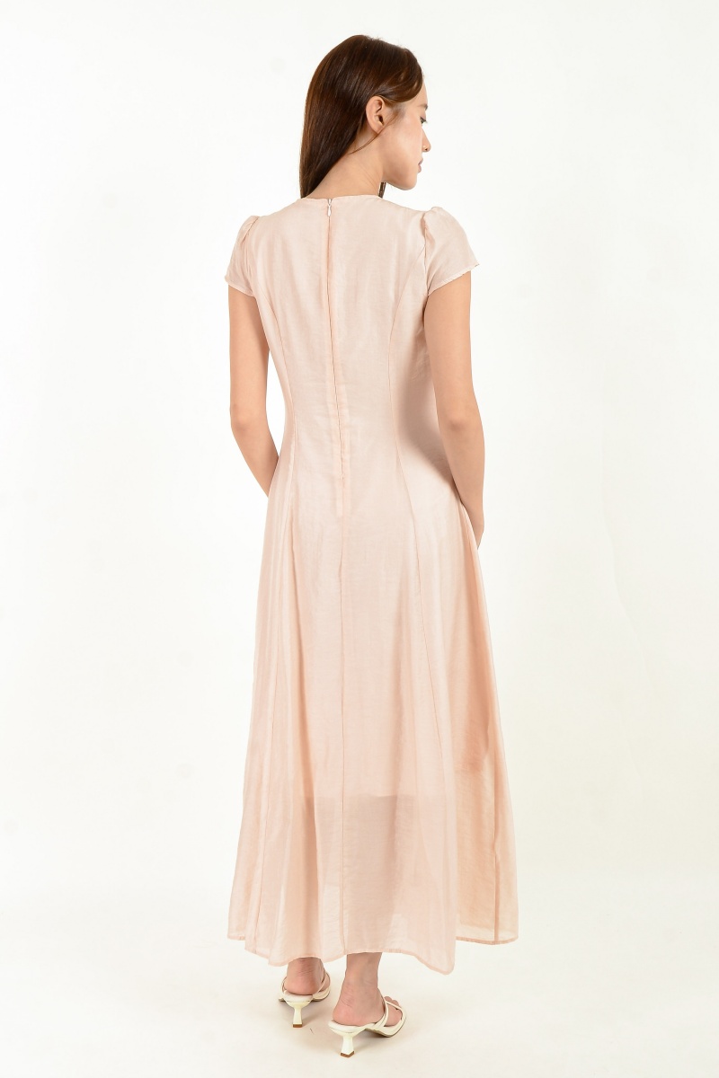 Jazlene Short Sleeve Maxi Dress