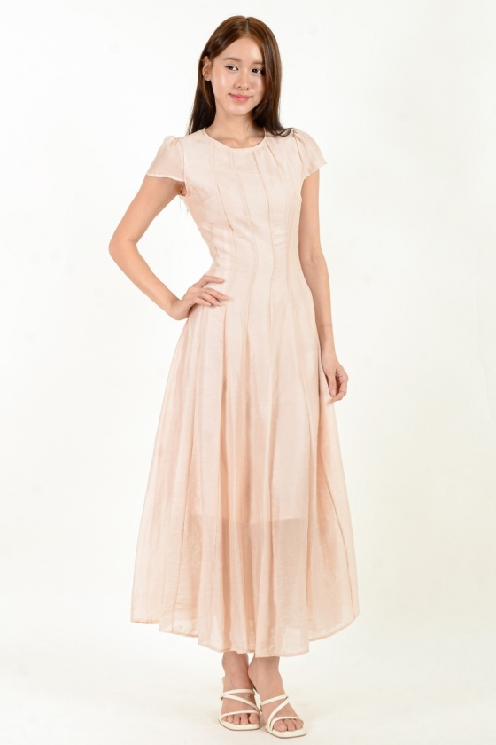 Jazlene Short Sleeve Maxi Dress