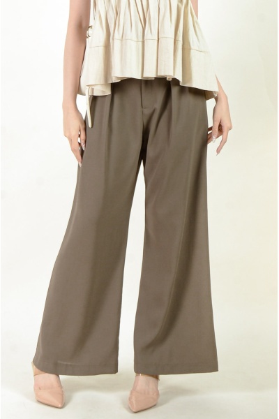 Laila Long Pants - Brown