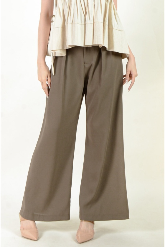 Laila Long Pants - Brown