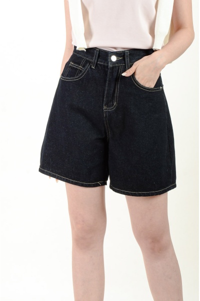 Jenice Bermuda Denim Shorts