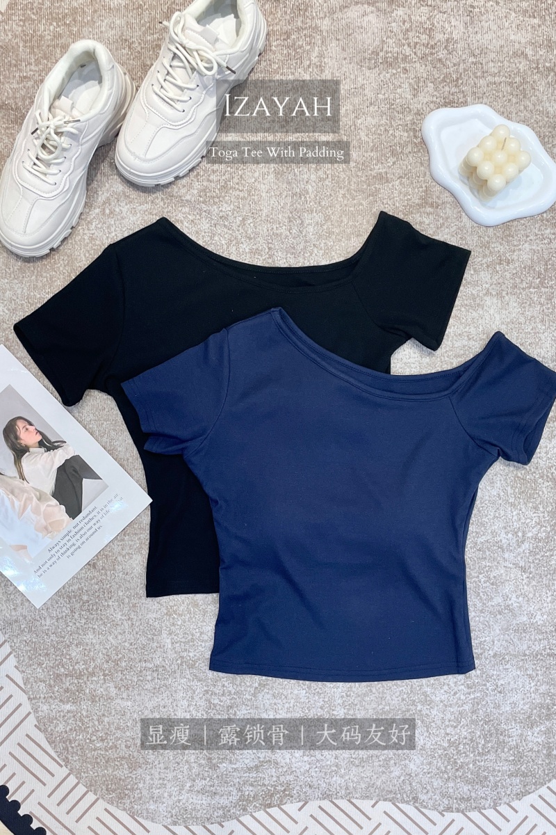 Izayah Toga Tee with Padding - Black