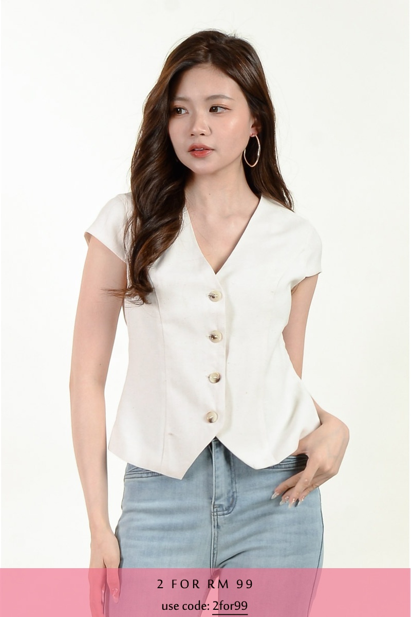 Luna Button Vest
