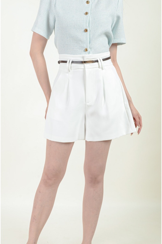 Larissa Bermuda Shorts - White