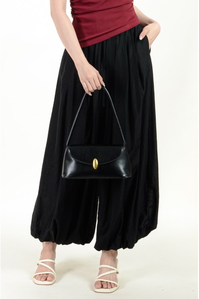 Jewel Bubble Long Pants - Black